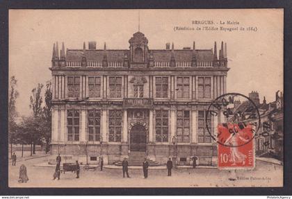 FRANCE, Postcard RPPC, Bergues, Town Hall