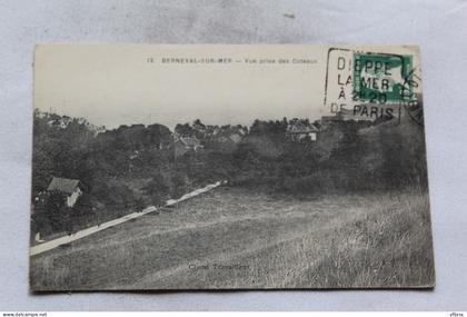 Berneval sur mer, vue prise des Coteaux, Seine maritime 76