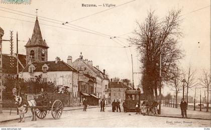 BEZONS L'EGLISE TRAMWAY