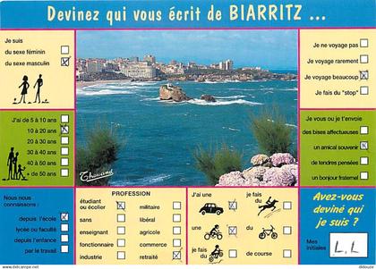 64 - Biarritz - Multivues - Flamme Postale de Biarritz - CPM - Voir Scans Recto-Verso