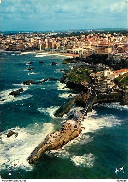 64 - Biarritz - Vue aérienne - Flamme Postale de Biarritz - CPM - Voir Scans Recto-Verso