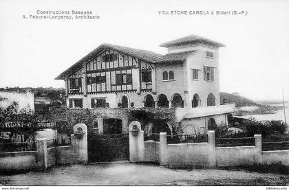 D64 - BIDART -VILLA ETCHE CAROLA  (construction basque A.FEBVRE-LONGERAI, Architecte)