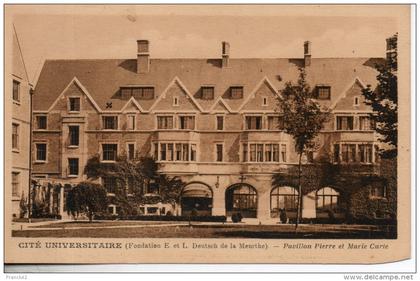 75. paris. cité universitaire. pavillon pierre et marie curie