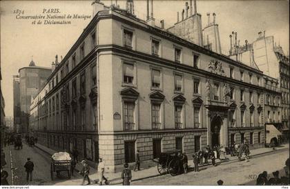 75 - PARIS - écoles de Paris - Conservatoire National de Musique et de Déclamation