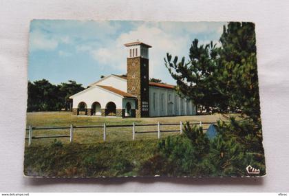 Cpm, Biscarrosse, l'église, Landes 40