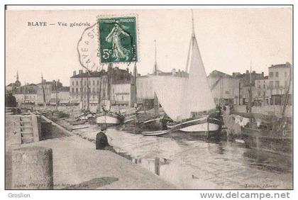 BLAYE VUE GENERALE (PORT) 1910