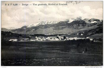 74  BOEGE VUE GENERALE  MIRIBEL ET ERMINTE