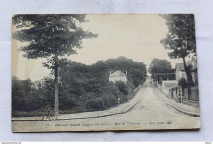 Cpa 1915, Boissy saint Léger, rue de Wagram, Val de Marne 94