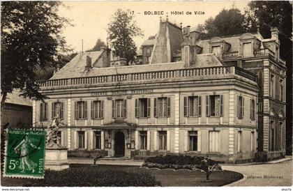 CPA BOLBEC - Hotel de Ville (105430)