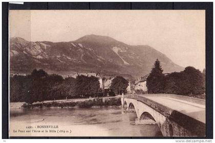 74 - Bonneville - Le Pont sur l'Arve et le Mole