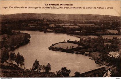 CPA AK Vue générale du Barrage de Bosméléac - pres Uzel (381584)