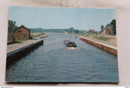 Cpm 1976, Bouchain, l'Escaut, péniche, Nord 59