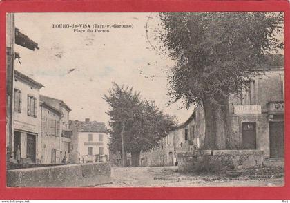 Tarn et Garonne - Bourg de Visa - Place du Perron