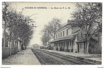 BOURG SAINT ANDEOL (07) - Bourg-Saint-Andéol - La Gare P. L. M. - Ed. Massot, Bazar