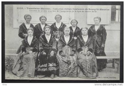 73 Bourg-Saint-Maurice costume coiffe concours costumes    D73D  K73054K  C73054C RH034822