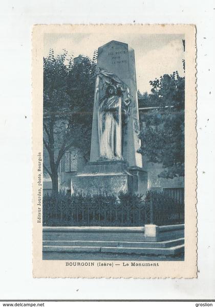 BOURGOIN (ISERE)  LE MONUMENT AUX MORTS