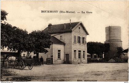 CPA BOURMONT - La Gare (368734)