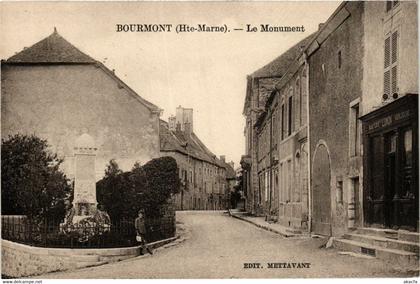 CPA BOURMONT - Le Monument (368464)