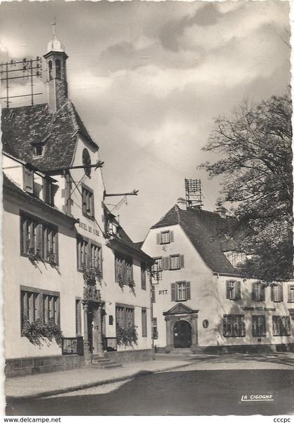 CPM Bouxwiller l'Hôtel de Ville et La Poste