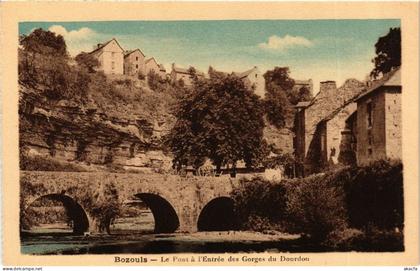 CPA Bozouls Le Pont Gorges du Dourdon (981917)