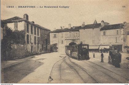 CPA Brantome Le Boulevard de Coligny