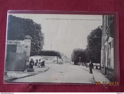 CPA - Bray-sur-Seine - L'Entrée de Bray - Faubourg Saint-Jean