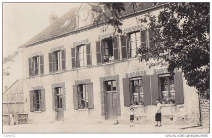 Environs de Bray sur Seine 77 - Carte-Photo -  Mairie Ecole - A situer - Cuigy en Bray 60 ?