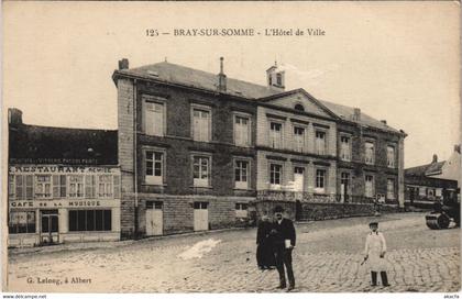 CPA BRAY-sur-SOMME Hotel de Ville 5382 (18153)