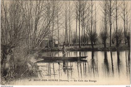 CPA BRAY-SUR-SOMME un coin des Etangs (25542)