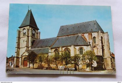 Cpm, Bray sur Somme, l'église, Somme 80