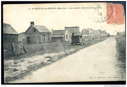 cpa du 50 St Martin de  Bréhal  les chalets  , côté de Bricqueville    AO20