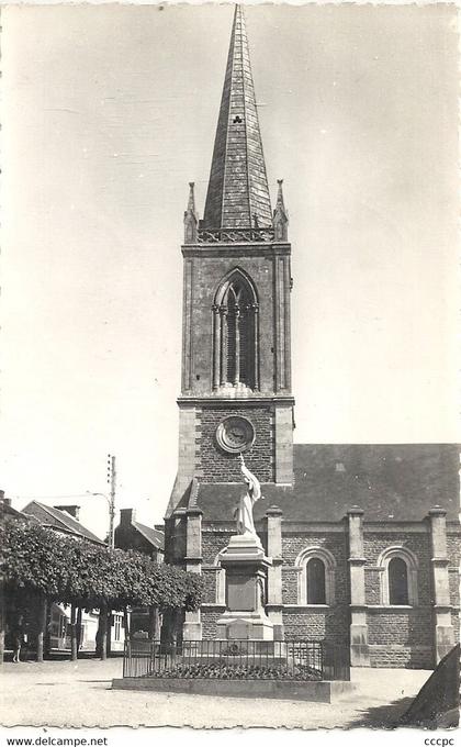 CPSM Bréhal l'Eglise Le Monument aux Morts