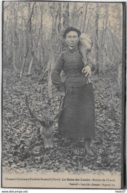 Chasse à Courre en Forêt de Breteuil - La Reine des Landes