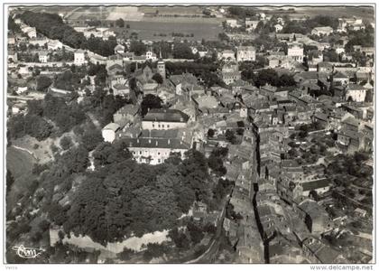 Carte Postale Ancienne de BRIEY-vue générale aérienne