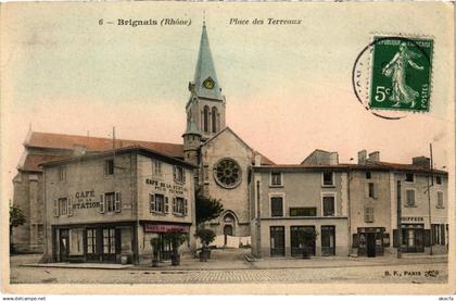 CPA Brignais - Place des Terreaux (1036550)