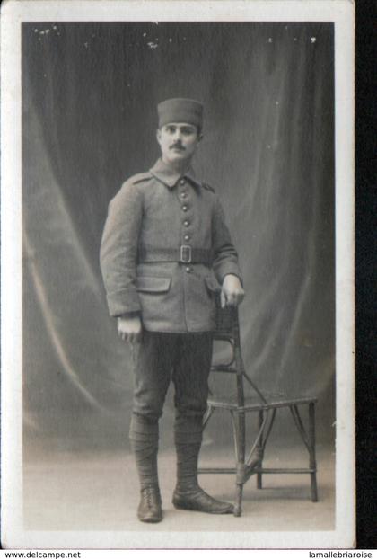 18, Brinon sur Sauldre, carte-Photo tirée d'une archive concernant un habitant de Brinon sur Sauldre, militaire