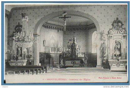 88 - BROUVELIEURES -- Intérieur de l'Eglise