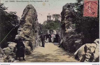 75 - Buttes Chaumont - Le Pont Suspendu