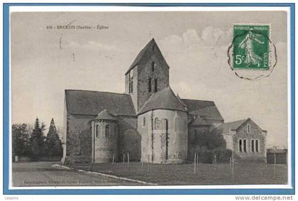 72 - BRULON --  Eglise