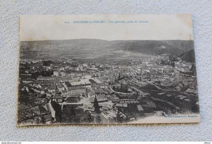 Bruyères en Vosges, vue générale prise de l'avion, Vosges 88