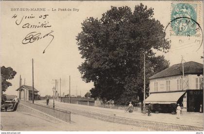 CPA Bry-sur-MARNE - Le Pont de Bry (44813)