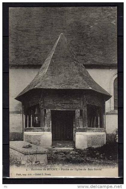 76 - Environs de Buchy - Porche de l'Eglise du Bosc-Bordel