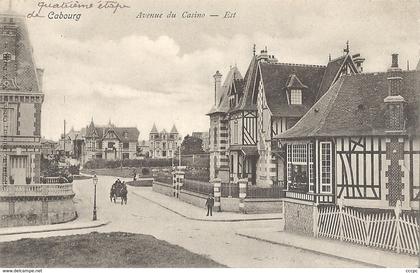 CPA Cabourg Avenue du Casino