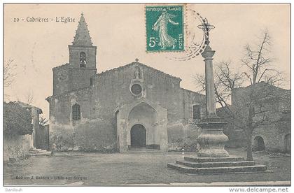 84 // CABRIERES    l'église 20