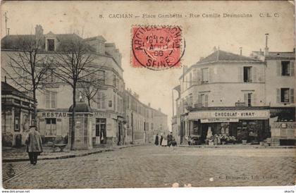 CPA CACHAN Place Gambetta (806880)