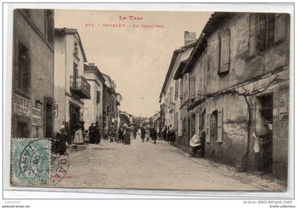 CADALEN (81) - LA GRAND'RUE