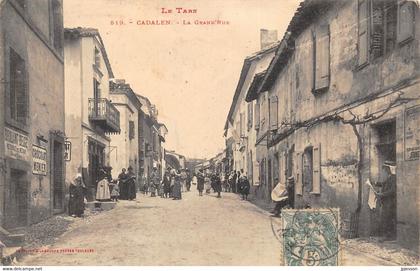 TARN  81  CADALEN  LA GRAND'RUE