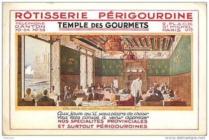 - depts divers - ref- EE545- paris - rotisserie perigourdine - temple des gourmets - 2 place saint michel -