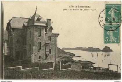 (35) 013, Cancale, GF 4661, Le Rocher de Cancale, voyagée en 1910, bon état