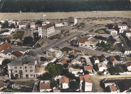 CPSM Canet-Plage vue aérienne le Centre